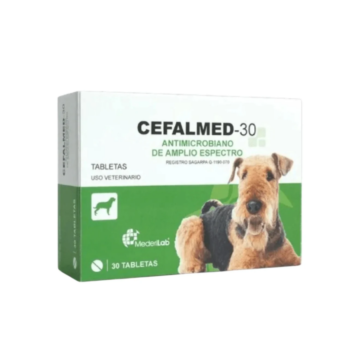 Cefalmed 30 Antimicrobiano 30 Tabletas Mederilab