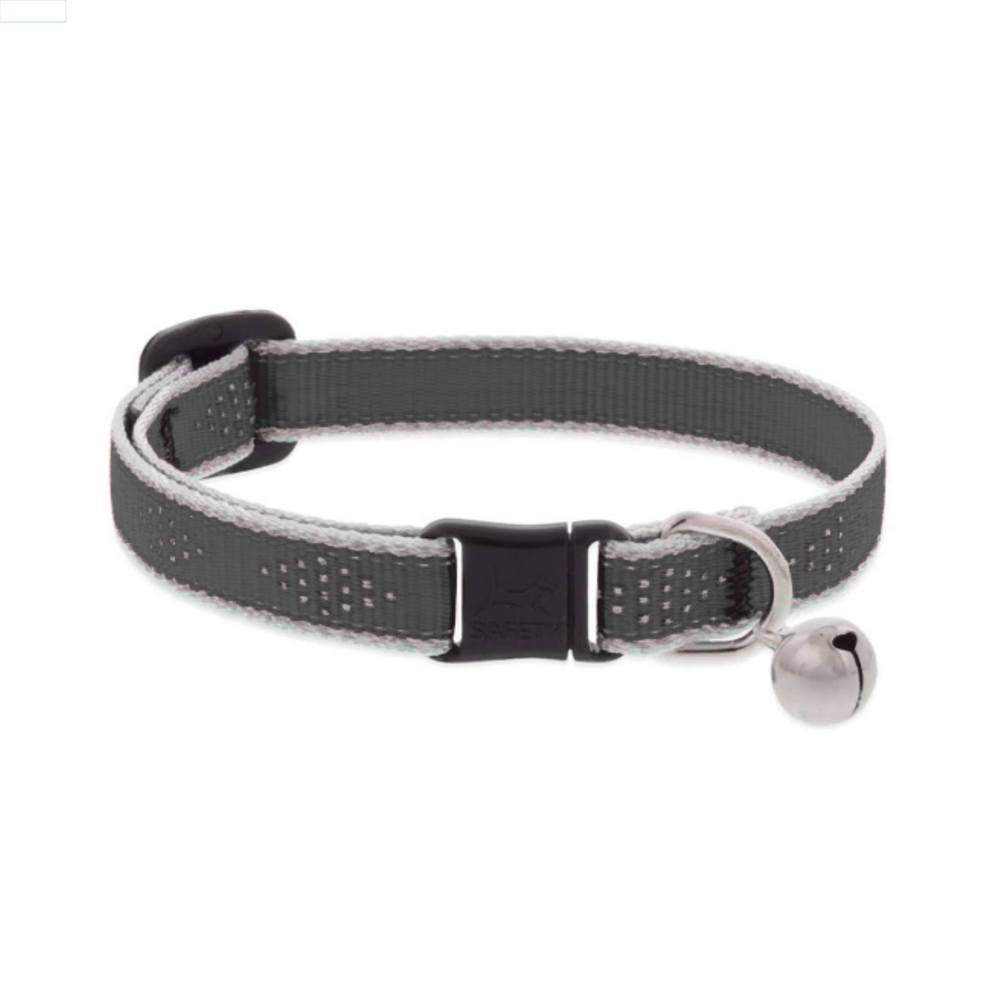 Lupine Pet Collar Gato Color Negro Neón con Cascabel