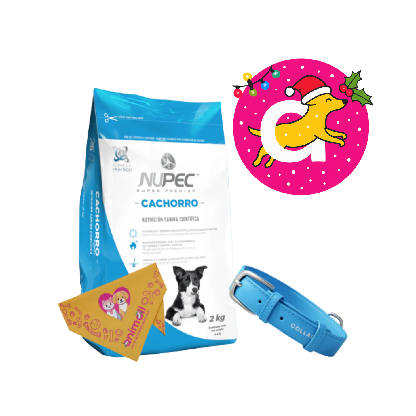 Combo Reyes Magos Nupec Perro Cachorro Raza Mediana y Grande 5 Kg