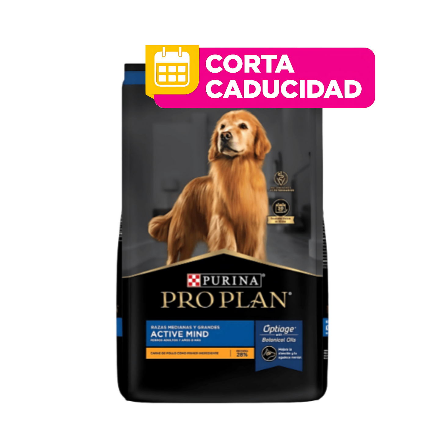 CORTA CADUCIDAD Pro Plan Perro Senior Active Mind Razas Medianas y Grandes 10 Kg