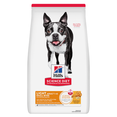 Hill's Science Diet Adult Light, Alimento Bajo en Calorías para Perro 6.8Kg