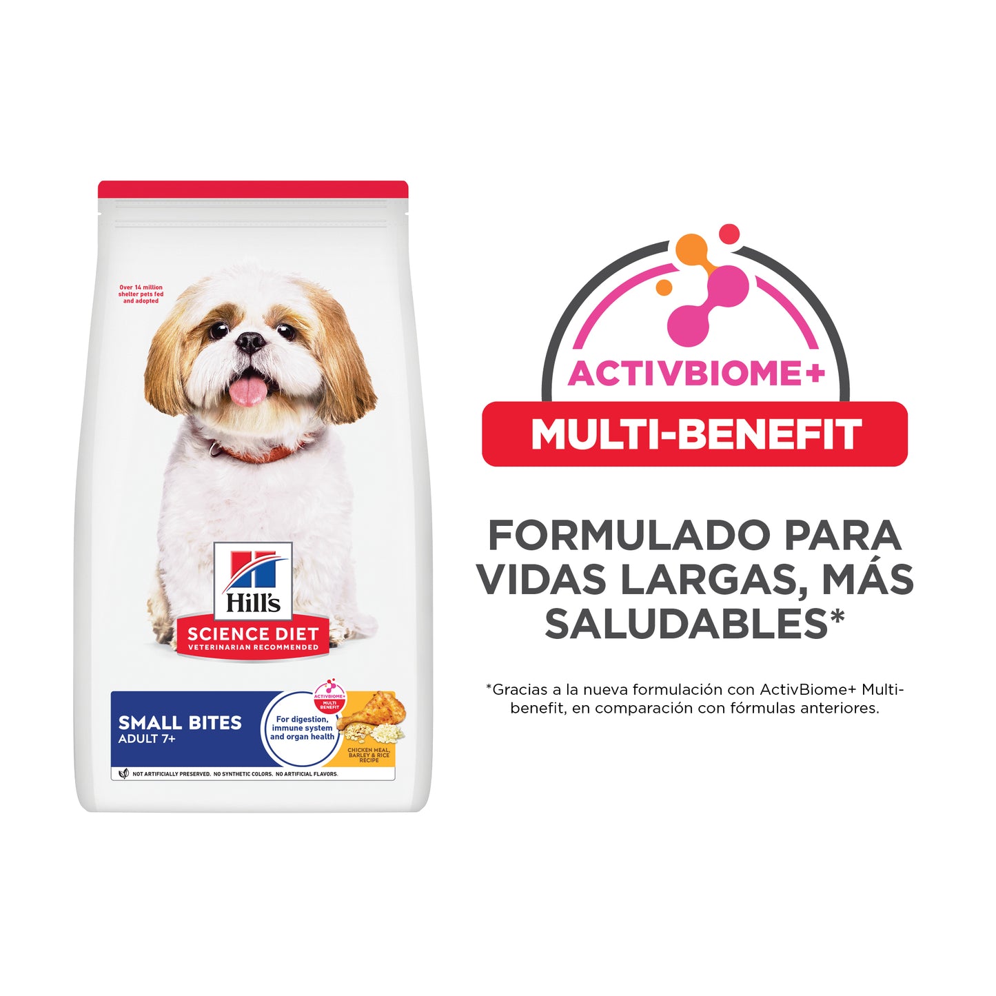 Hill's Science Diet Senior Small Bites Sabor Pollo para Perro 6.8Kg