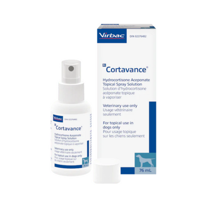 Cortavance, Hidrocortisona Aceponato, Solución cutánea de 76ml, Virbac.
