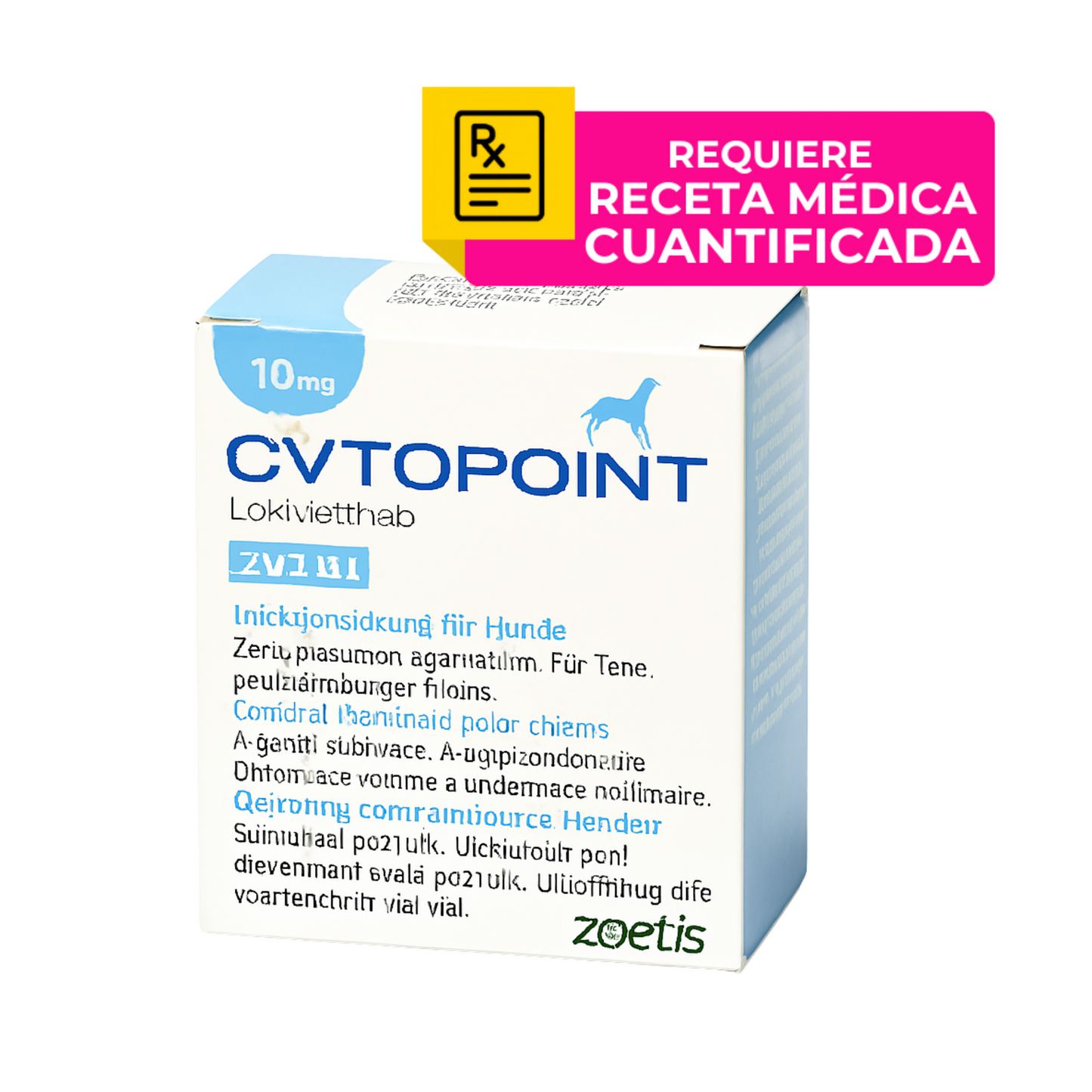 Cytopoint 10 mg  Tratamiento Antiprurítico para Perros  Paquete con 2 Viales de 1 ml  Zoetis