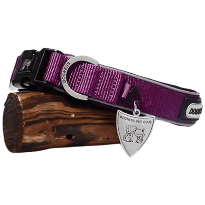 Dogness Collar Classic Color Morado Para Perro Talla XG