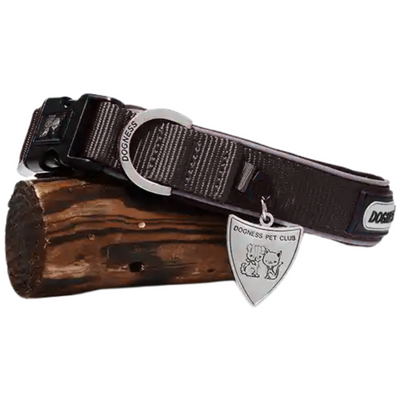 Dogness Collar Classic Color Negro Para Perro Talla G
