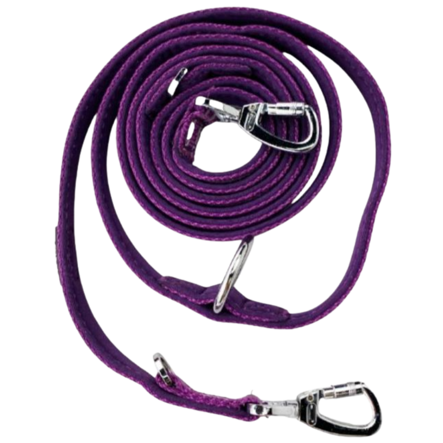 Dogness Correa Multifuncional Color Morado Para Perro Talla M