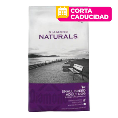 CORTA CADUCIDAD Diamond Small Breed Adult Dog Pollo y Arroz 2.72 Kg