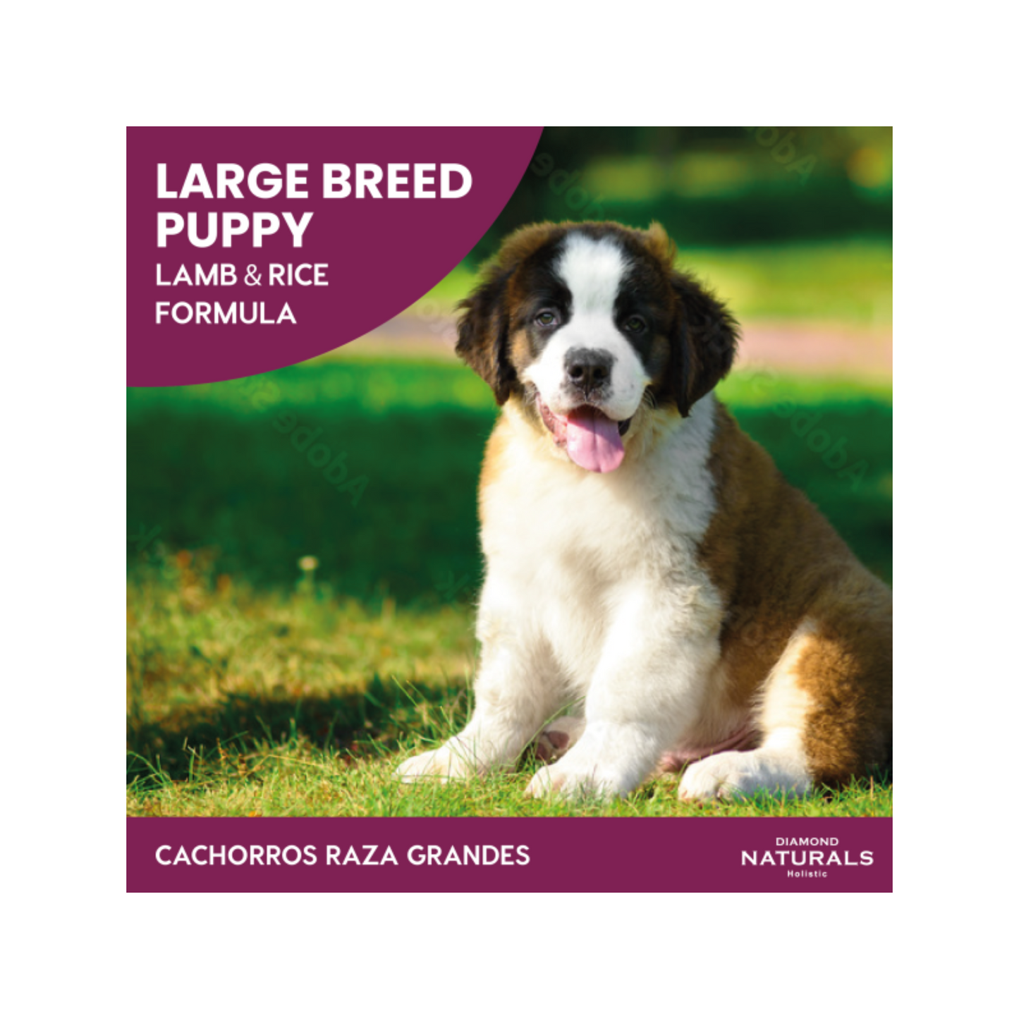 Diamond Naturals Cachorro Raza Grande Cordero y Arroz 9.07kg