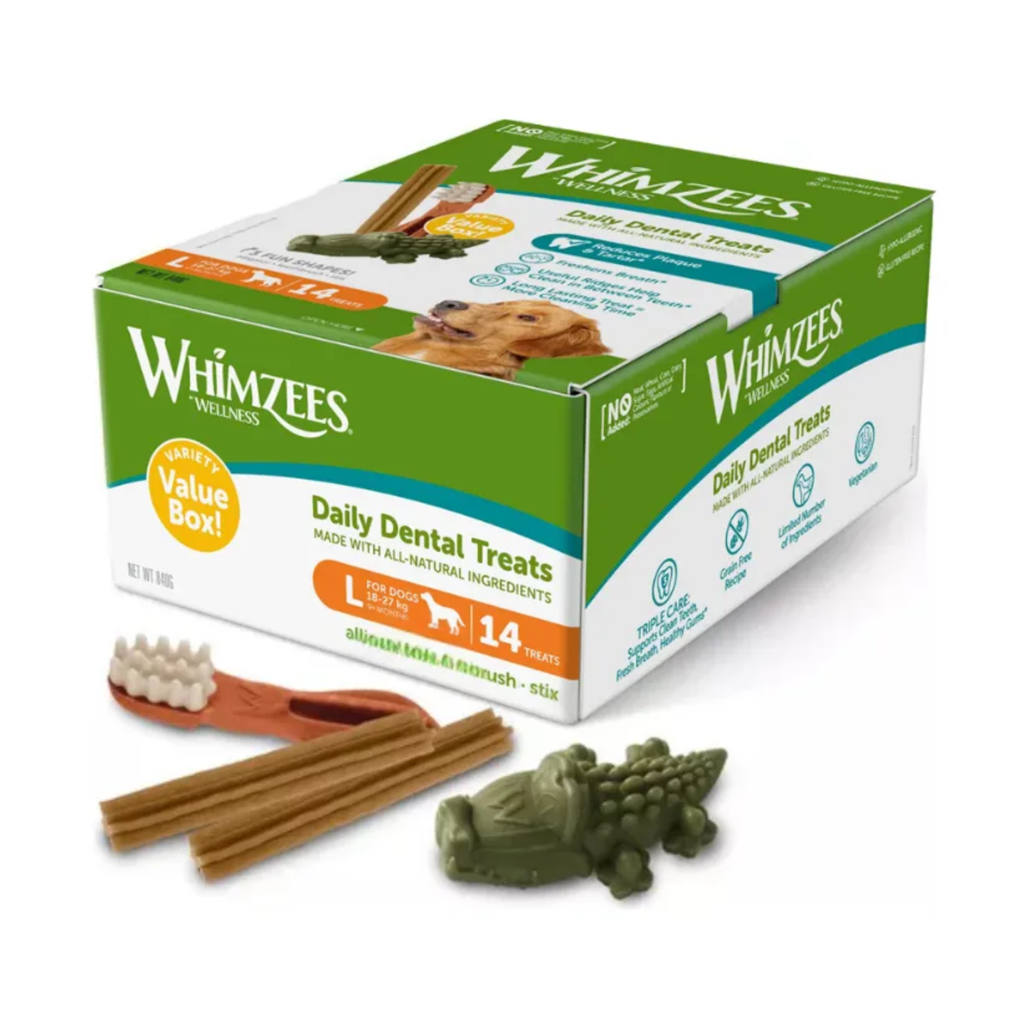 Whimzees New Variety Box L 14 Pzas