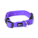 Dogline Collar de Microfibra Color Morado Talla Chico