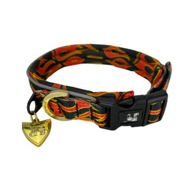 Dogness Collar de Flamas para Perro Talla S