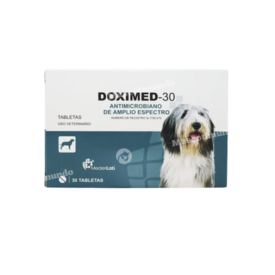Doximed 30 Antimicrobiano 30 Tabletas Mederilab