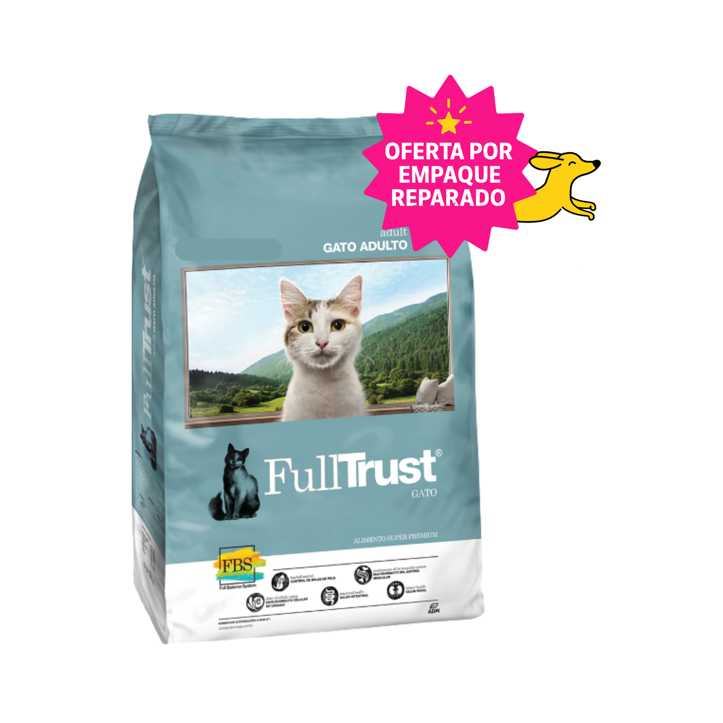 EMPAQUE REPARADO Fulltrust Gato Adulto 1.5 kg