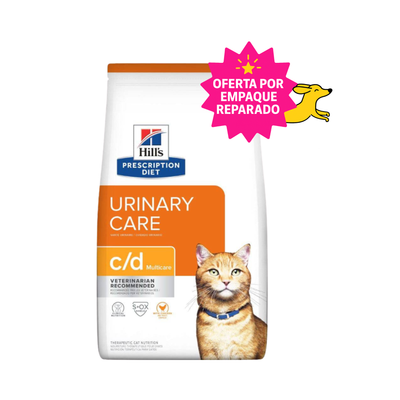 EMPAQUE REPARADO Hill's Cuidado Urinario para Gato Prescription Diet c/d Multicare 3.9 Kg