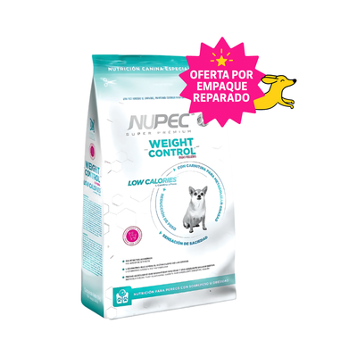 EMPAQUE REPARADO Nupec Perro Weight Control Raza Pequeña 8 Kg