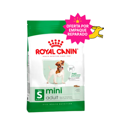 EMPAQUE REPARADO Royal Canin Razas Pequeñas 6.3Kg Adulto Mini