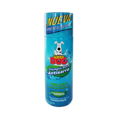 Enjuague Bucal Antisarro 240 ml Golden Dog