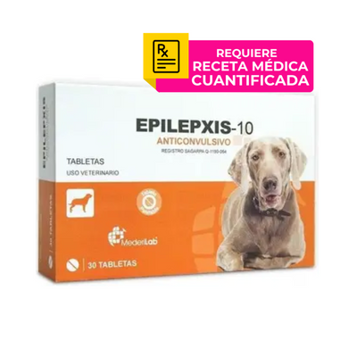 Epilepxis-10 Anticonvulsivo 300 mg Caja con 30 Tabletas MederiLab