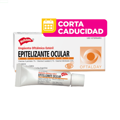 CORTA CADUCIDAD Epitelizante Ocular, Tubo 3.5 Gr., Holliday