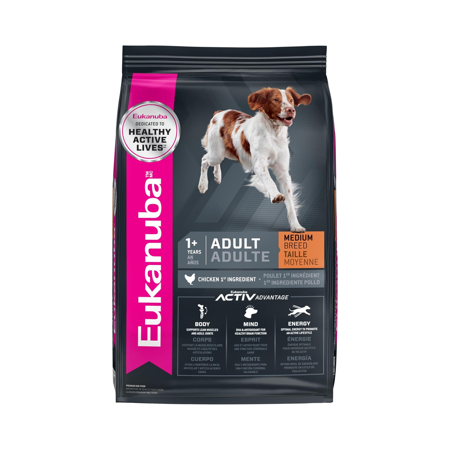 Alimento Eukanuba Adulto Perro  Razas Medianas 7.3 Kg.