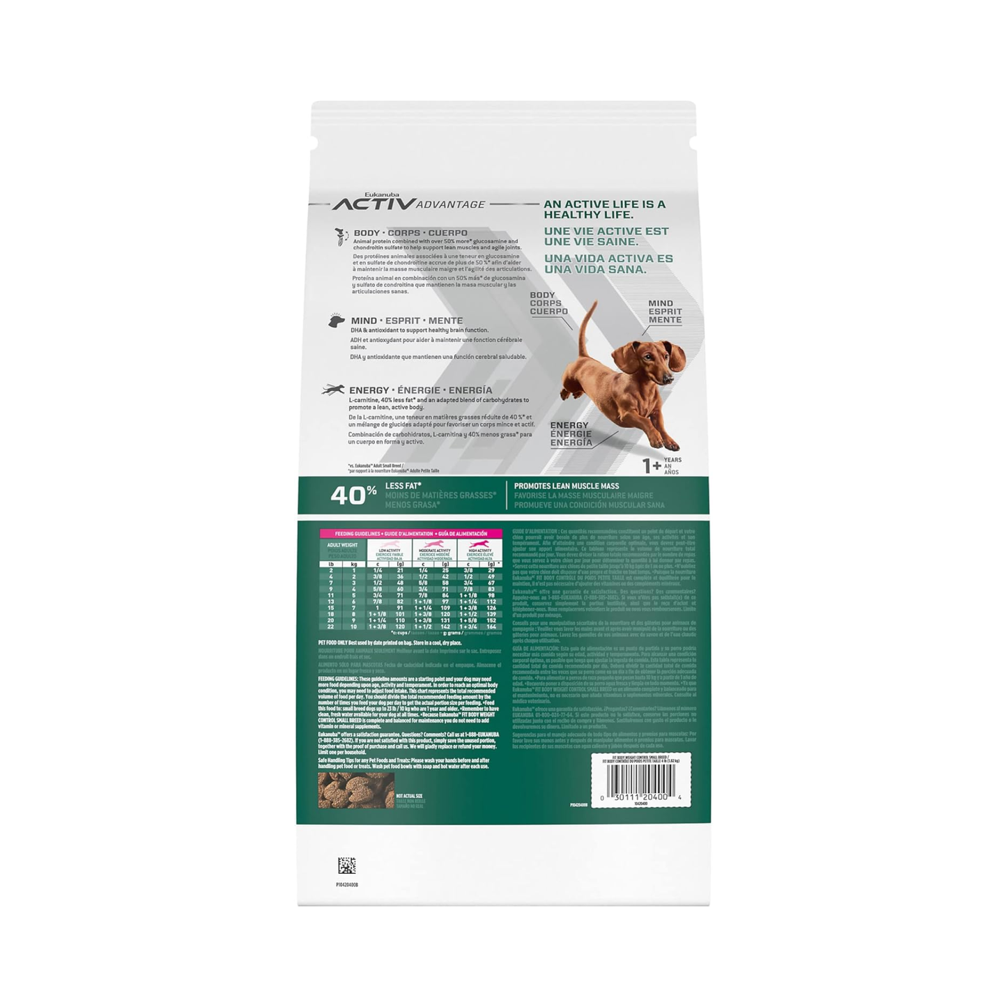 Alimento Eukanuba Fit Body Razas Pequeñas 6.8 Kg.
