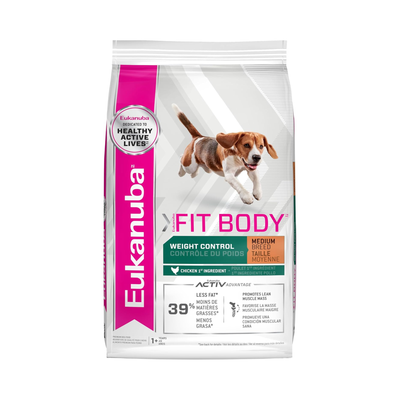 Eukanuba Weight Control Fit Body para Razas Medianas 12.71 Kg.
