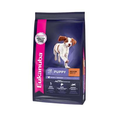 Eukanuba Perro Cachorro Razas Medianas 13.6 Kg.
