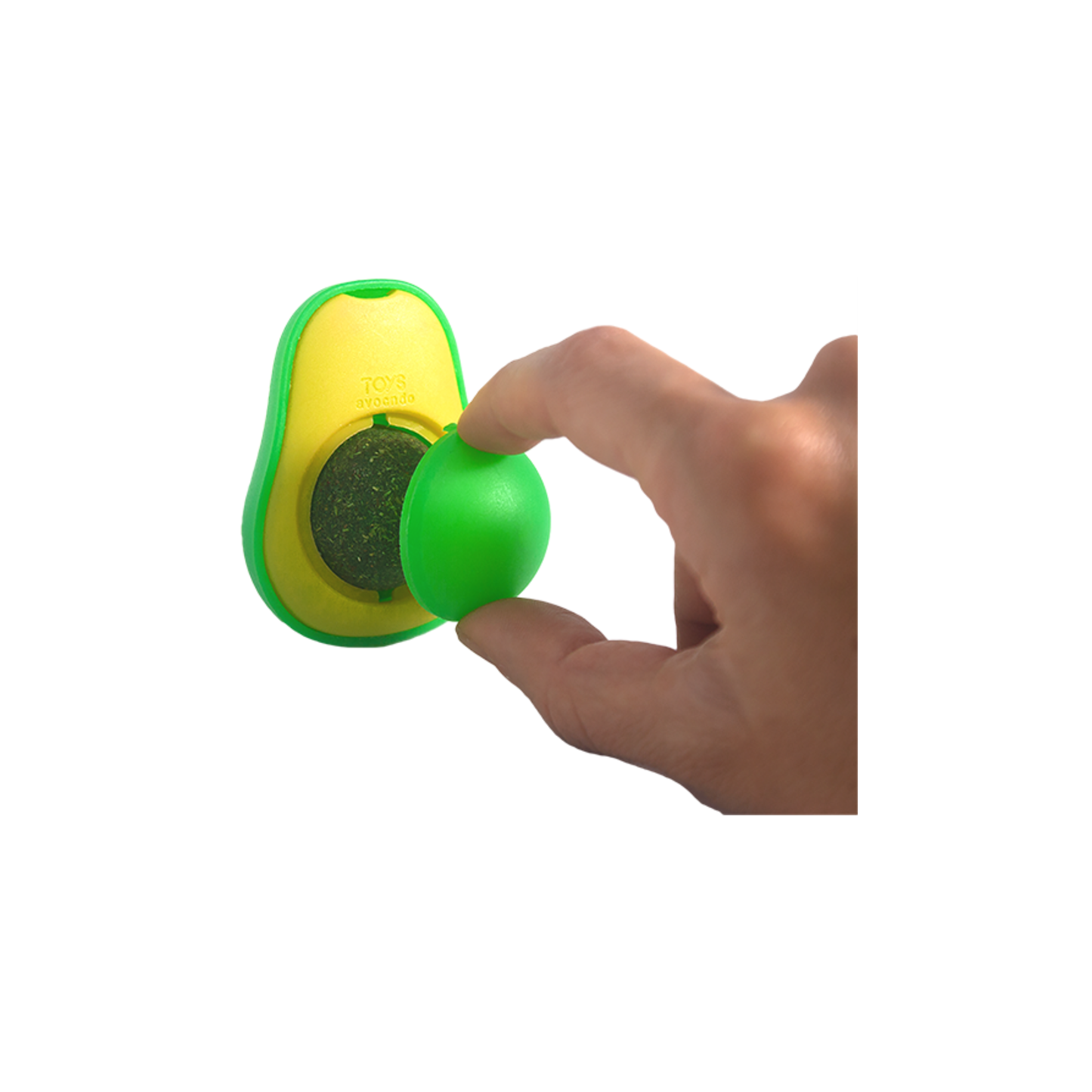 Fancy Pets Aguacate con Bola de Catnip para Gatos 1 Pieza Juguetes con catnip