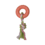 Fancy Pets Juguete de Cuerda con Aro de Caucho