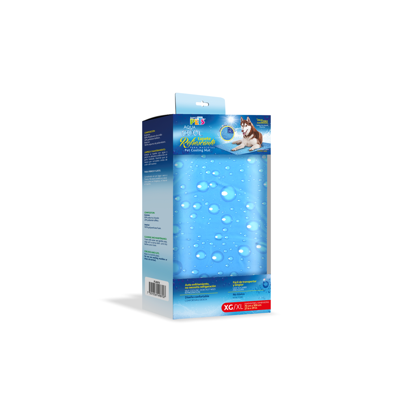 Fancy Pets Tapete Refrescante Aqua Cool Extra Grande para Perro