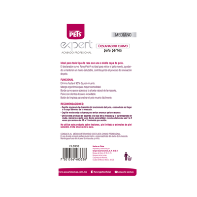 Características del deslanador para gatos Fancy Pets FL8333