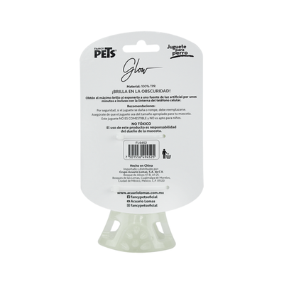 Fancy Pets Hueso Glow Mediano Juguete Luminiscente para Perro