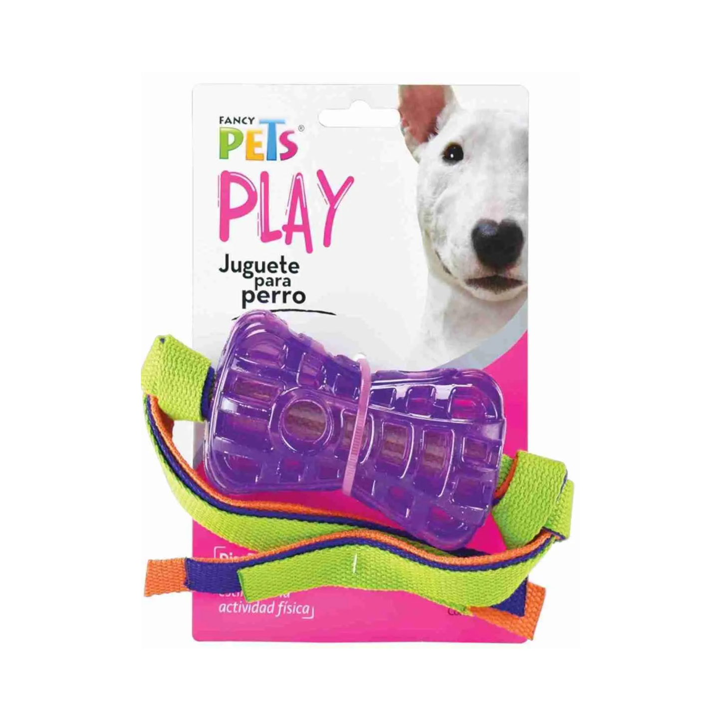 Fancy Pets Juguete Hueso con Cintas Play Mediano para Perro