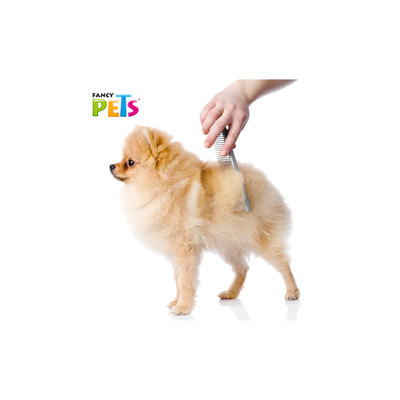 Fancy Pets Peine de Metal Combinado Chico para Perro y Gato