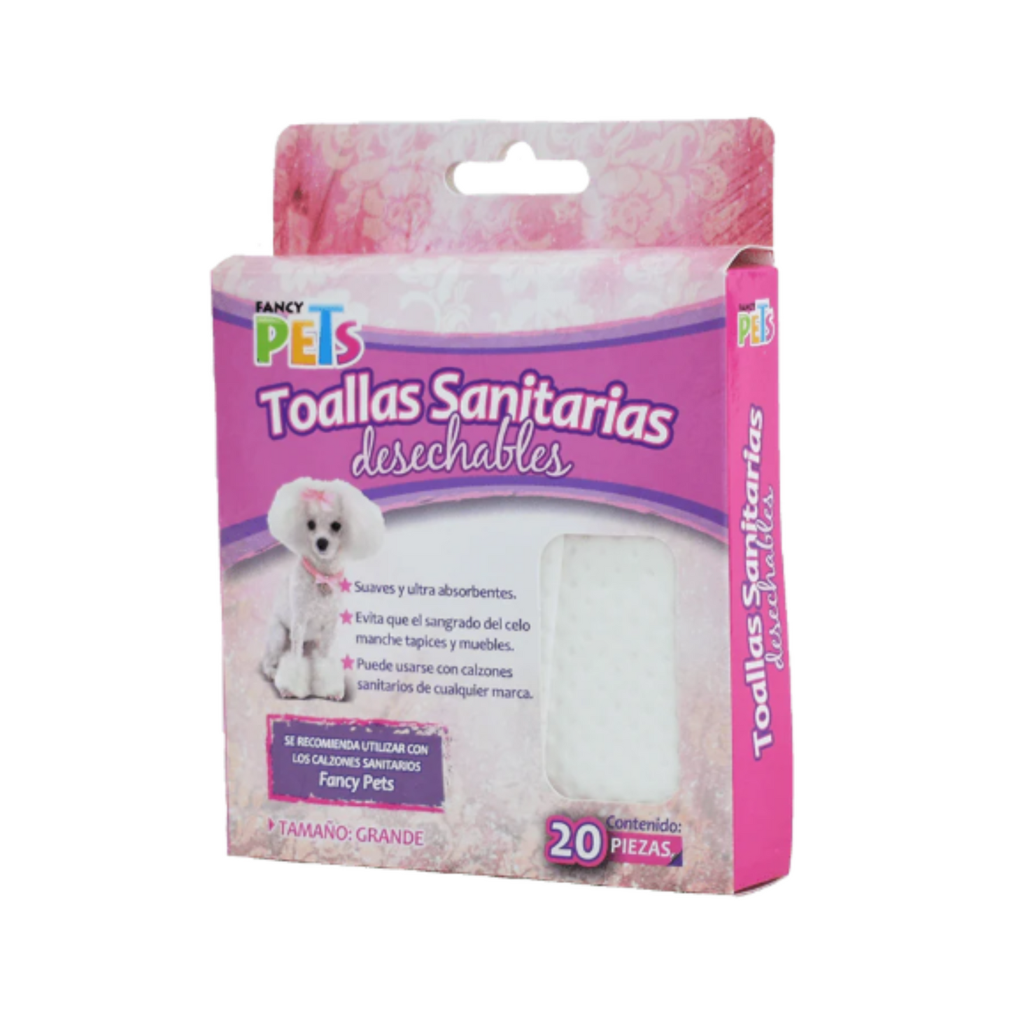 Fancy Pets Toalla Sanitaria Gd 20 pzs
