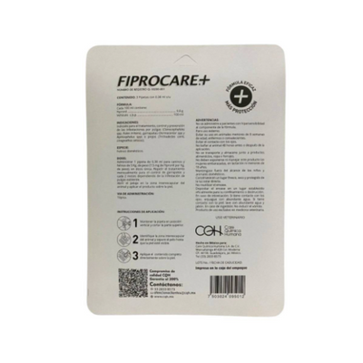 Fiprocare 3 Pipetas para Gatos de hasta 5 kg