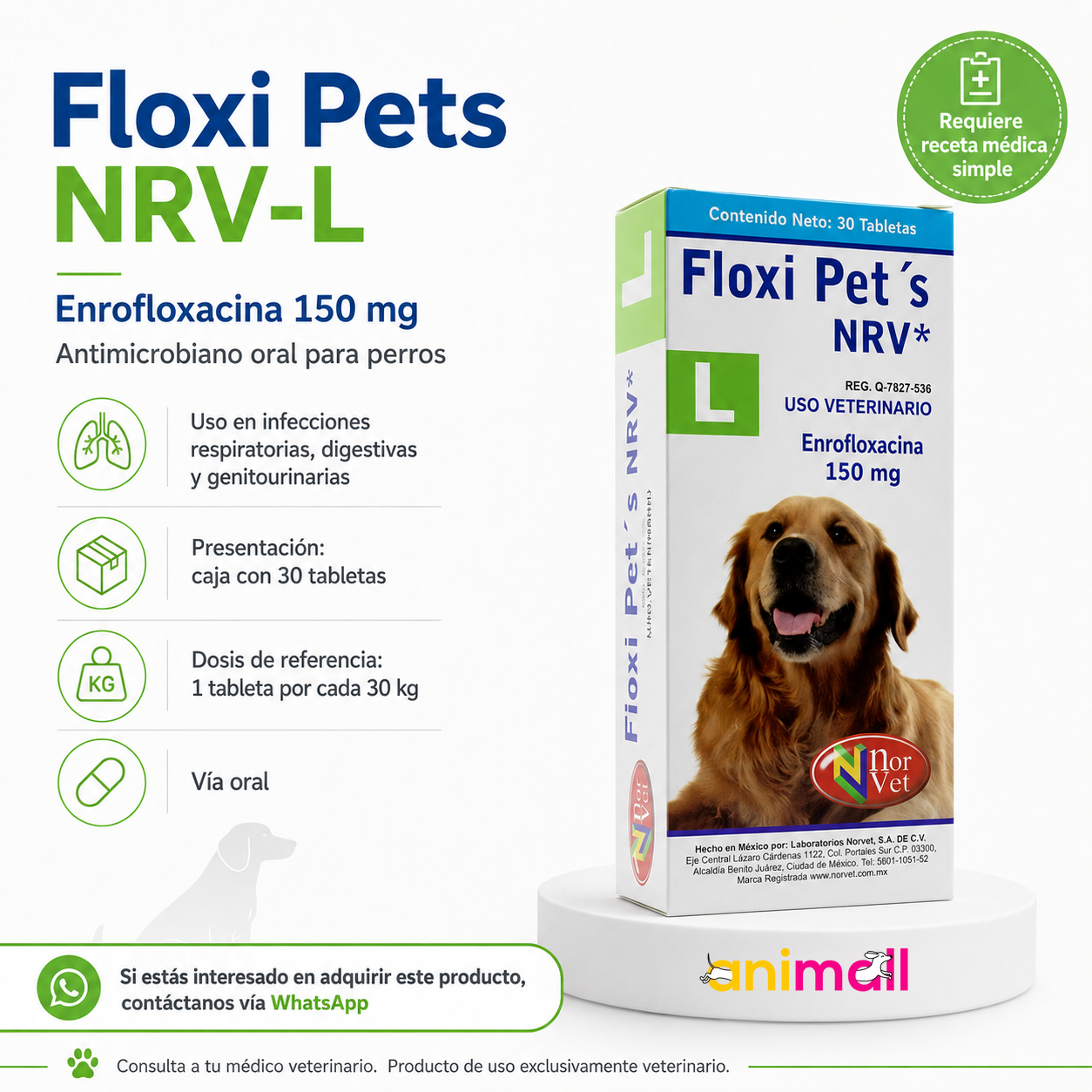 floxi pets 150 mg