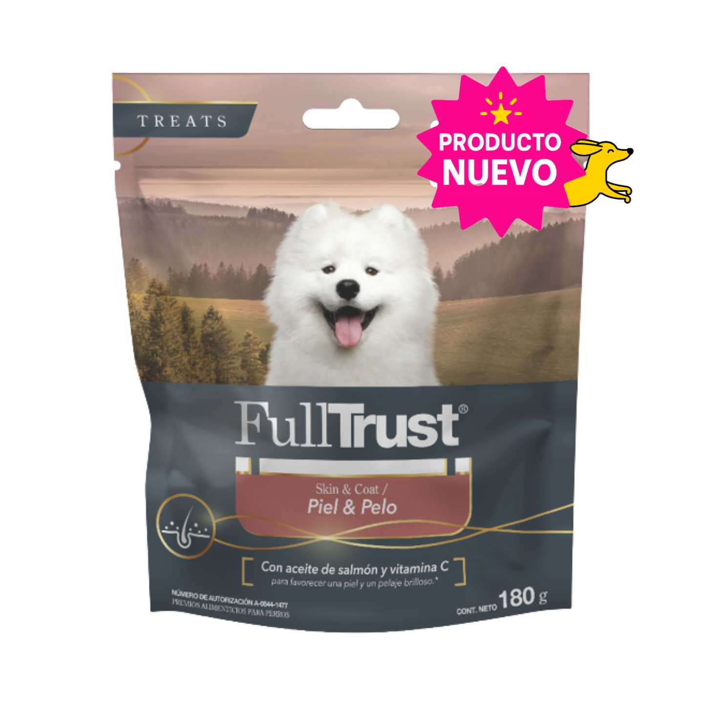 FullTrust Premios Skin and Coat Piel y Pelo para Perro 180 g