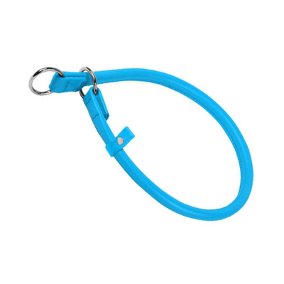Glamour Collar Corredizo Jerk Choke Color Azul Talla G