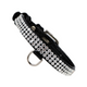 Glamour Collar de Cristales Pequeños Color Negro para Perro Talla Mini