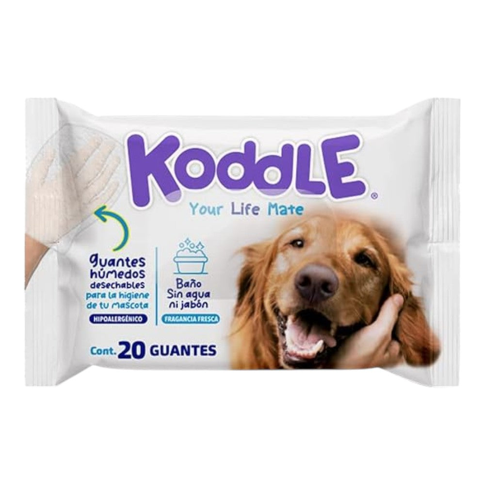Guantes para bañar perros