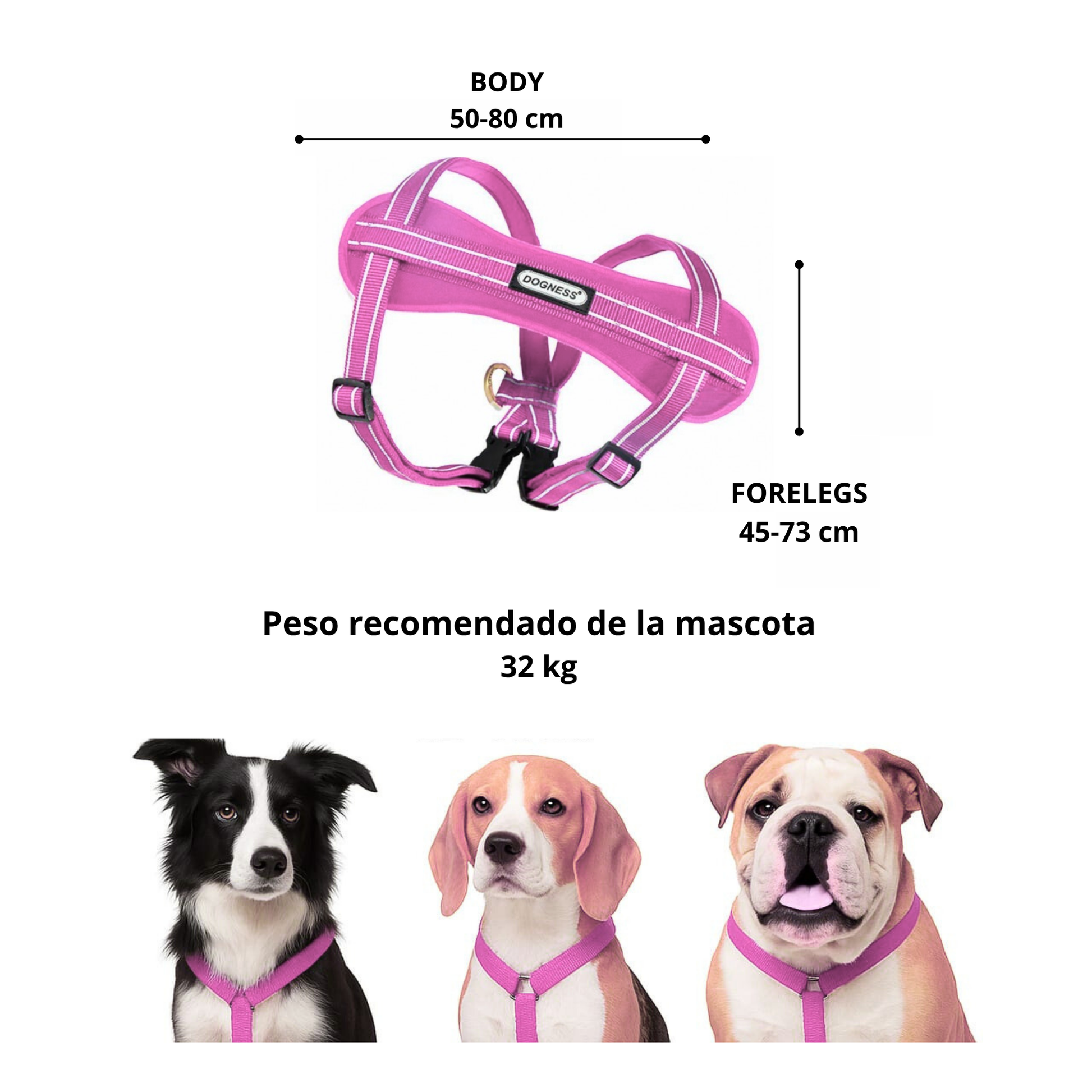 Pechera para perro mediano