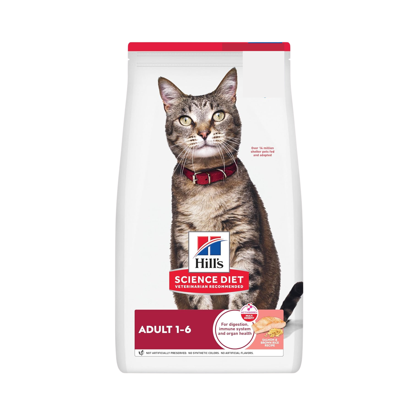 Hill's Science Diet Adult, alimento saludable gato adulto receta de salmón, 1.5kg