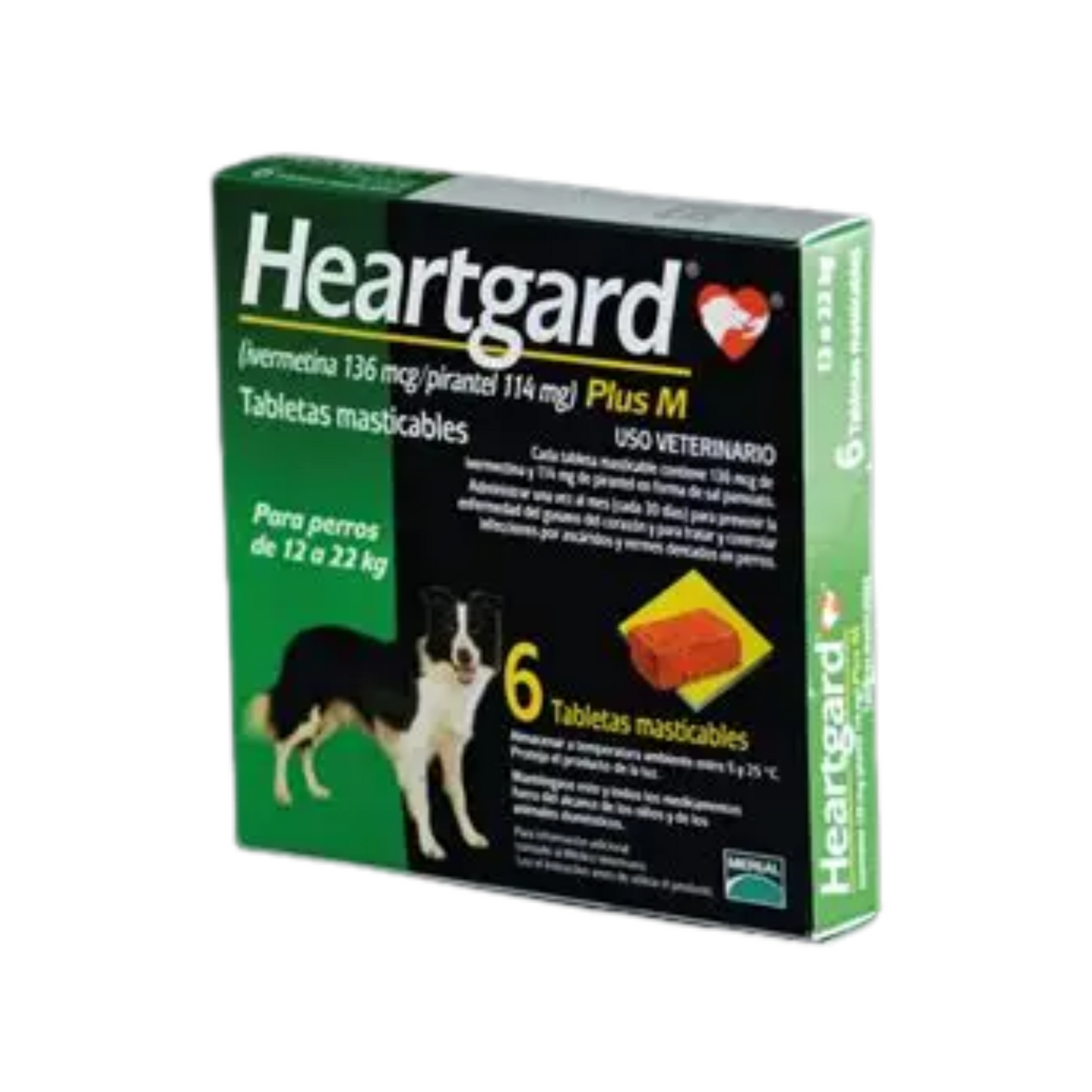 Heartgard Plus M, Perros de 12 a 22 Kg., 6 Tabletas – Plaza animal ...