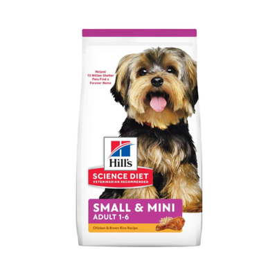 Hill's Science Diet Adulto Small and Mini Alimento para Perro Raza Pequeña Sabor Pollo 7Kg