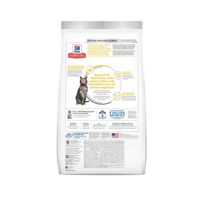Hill's Science Diet Alimento Seco Control Urinario y de Bolas de Pelo para Gato Adulto Receta de Pollo 3.1 kg