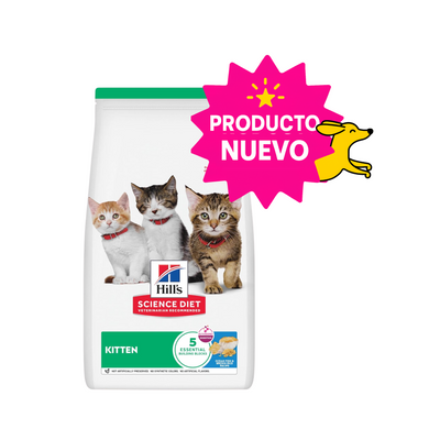 Hill's Science Diet Kitten Alimento Saludable para Gatito Receta de Pescado Marino, 1.5kg