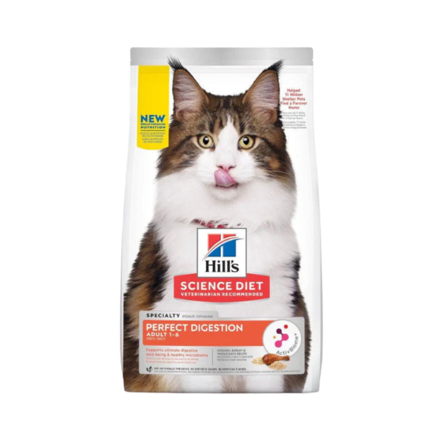 Hill's Science Diet Perfect Digestion, Alimento Cuidado Digestivo para Gato Adulto 1.6Kg