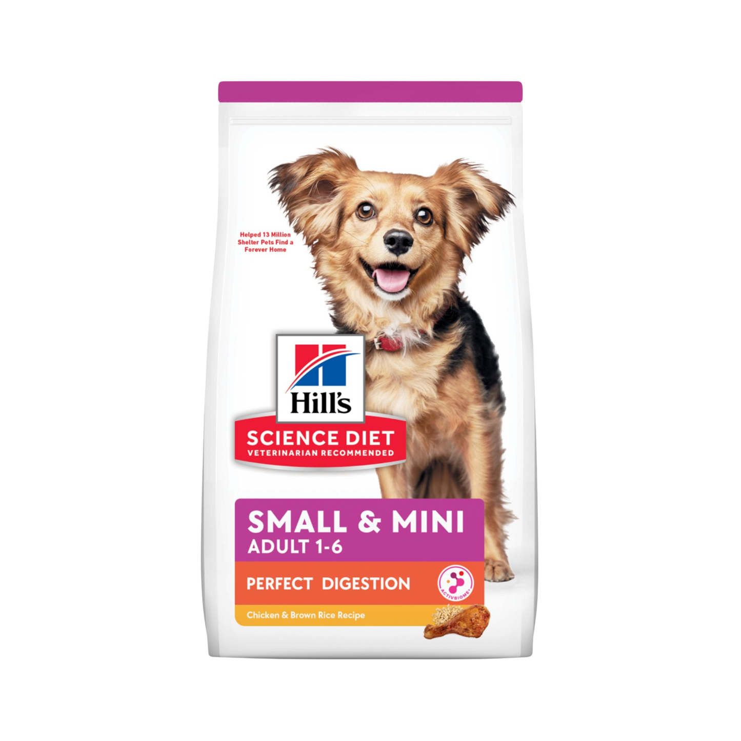 Hill's Science Diet Perfect Digestion Small&Mini, Cuidado digestivo para perros adultos pequeños y mini, 5.4 kg (